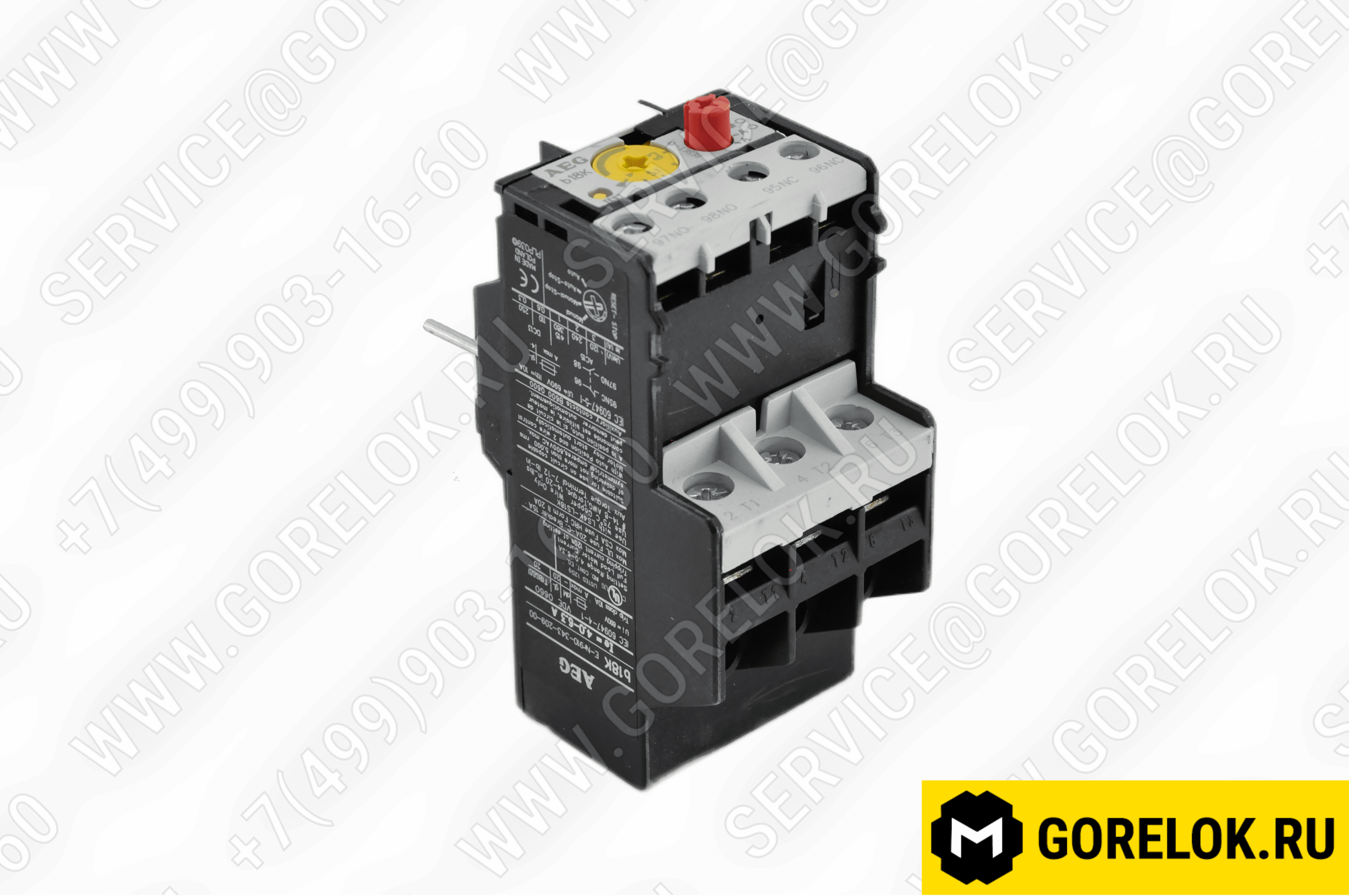 Тепловое реле AEG B18K 21,0 - 26,0 A : 65324066, R521/15